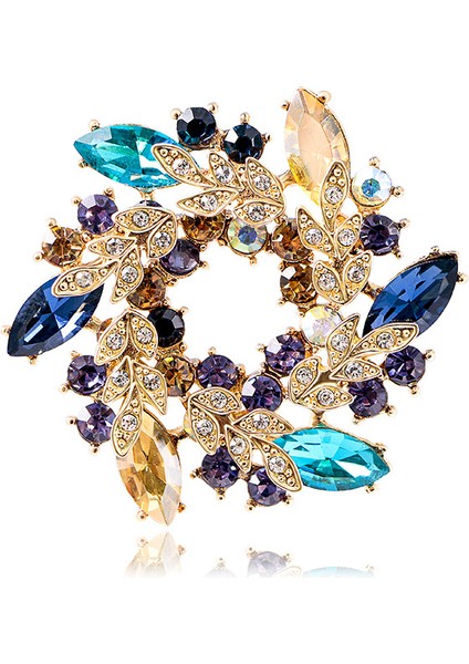 Yeni Retro Yüksek Dereceli Broş Klasik Mizaç Niş Tasarım Zarif Iğne Edebi Retro Tarzı Aksesuarlar (Yurt Dışından)