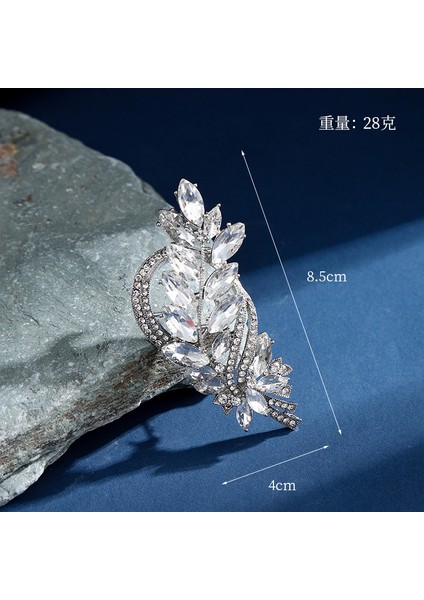 Broş Kıdemli Işık Duygusu Lüks Kadın Korsaj Kristal Inci Yüksek Dereceli Pimler Çift Kullanımlı Mücevher Sınıfı Aksesuarlar (Yurt Dışından)