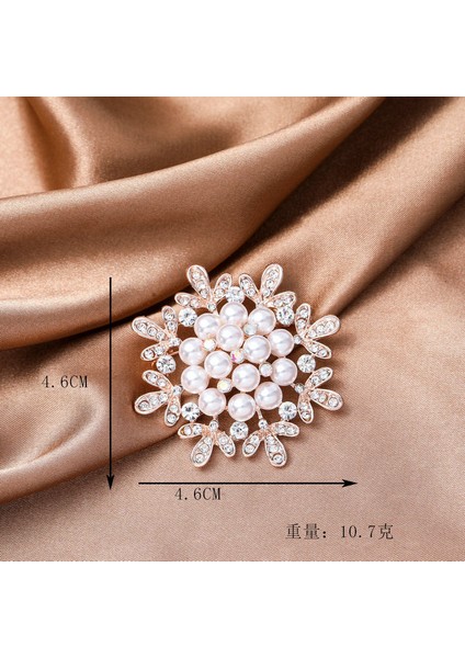 Yeni Moda Broş Zarif Işık Lüks Kişilik Dekoratif Broş Retro Moda Broş Sınıf Mücevher (Yurt Dışından)
