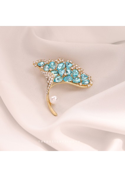 Yeni Broş Parlama Önleyici Kıdemli Işık Duygusu Lüks Tasarım Parlama Önleyici Toka Pimi Korsaj Küçük Broş Korsaj (Yurt Dışından)