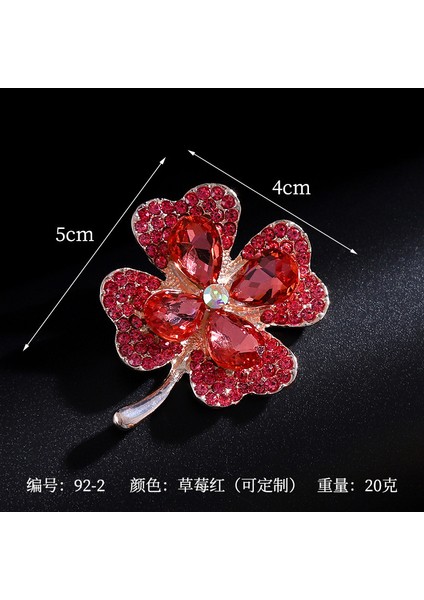 Yeni Moda Broş Zarif Işık Lüks Kişilik Dekoratif Broş Retro Moda Broş Sınıf Mücevher (Yurt Dışından)