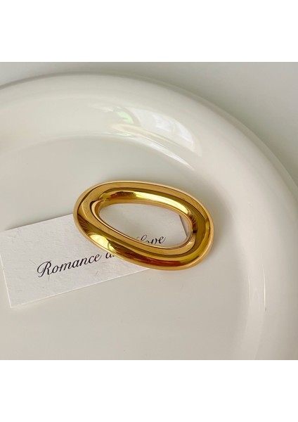 Yeni Bilezik Broş Küpe Gümüş Iğne Yağ Damlası Çiçekler Geometrik Küpe Fransız Retro Moda Mizaç Takı Broş Bilezik (Yurt Dışından)