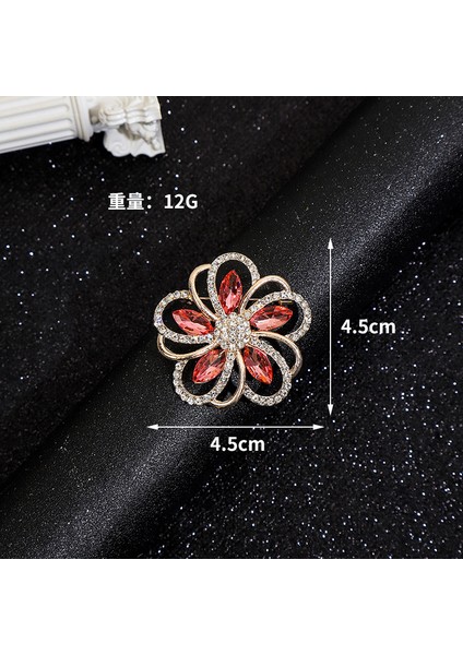 Yeni Moda Broş Zarif Işık Lüks Kişilik Dekoratif Broş Retro Moda Broş Sınıf Mücevher (Yurt Dışından)