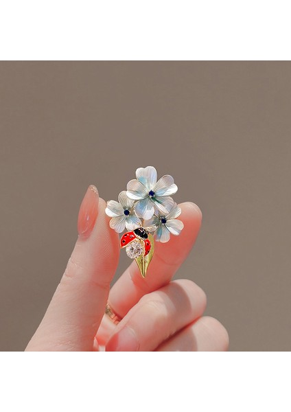 Yeni Küçük Broş Yay Parlama Önleyici Broş Yüksek Dereceli Korse Gömlek Parlama Önleyici Düğmeler Çok Yönlü Pimler (Yurt Dışından)