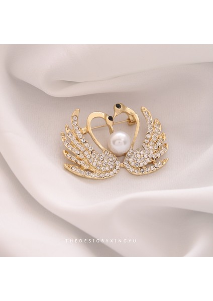 Yeni Küçük Broş Yay Parlama Önleyici Broş Yüksek Sınıf Çok Yönlülük Duygusu Parlama Önleyici Toka Pimi Giyim Aksesuarları (Yurt Dışından)