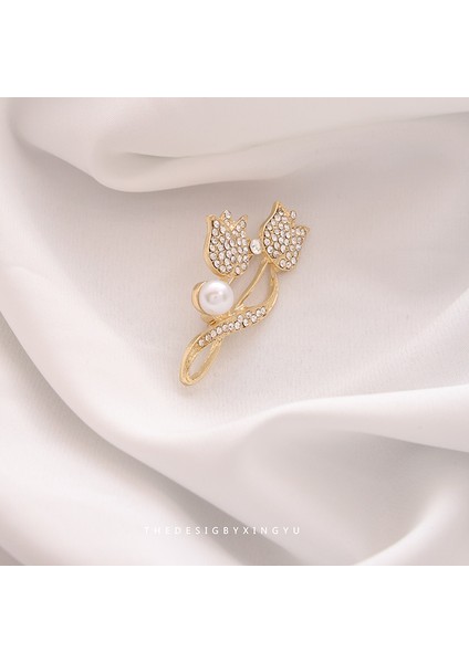 Yeni Broş Hafif Lüks Basit Mizaç Sabit Giysi Pin Takım Elbise Kolye Bilezik Şapkalar Sınıf Giyim Aksesuarları (Yurt Dışından)