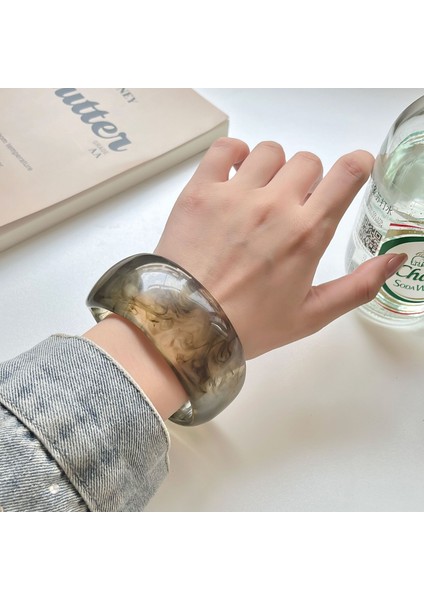 Yeni Bilezik Broş Küpe Gümüş Iğne Yağ Damlası Çiçekler Geometrik Küpe Fransız Retro Moda Mizaç Takı Broş Bilezik (Yurt Dışından)