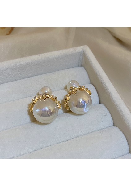 Yeni Bilezik Broş Küpe Gümüş Iğne Yağ Damlası Çiçekler Geometrik Küpe Fransız Retro Moda Mizaç Takı Broş Bilezik (Yurt Dışından)