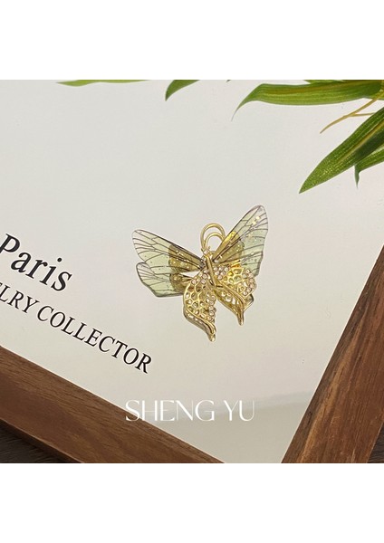 Yeni Moda Broş Zarif Işık Lüks Kişilik Dekoratif Broş Retro Moda Broş Sınıf Mücevher (Yurt Dışından)