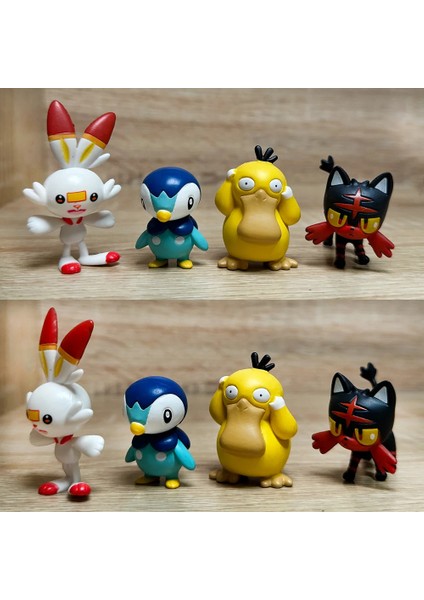 Pokemon Aksiyon Figürü Pikachu Oyuncaklar Charmander Squirtle Bulbasaur Cep Canavar Minik Şekil Çocuk Hediye (Yurt Dışından)