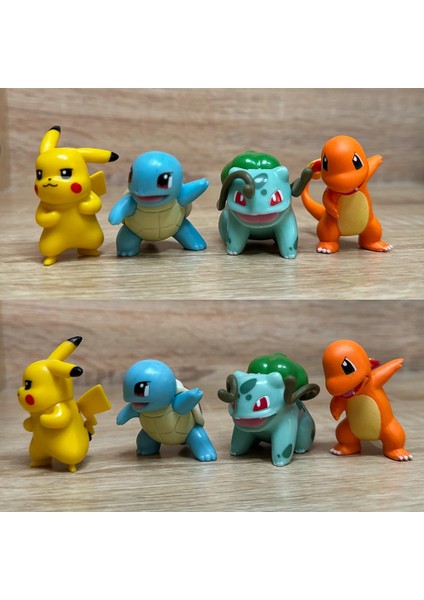 Pokemon Aksiyon Figürü Pikachu Oyuncaklar Charmander Squirtle Bulbasaur Cep Canavar Minik Şekil Çocuk Hediye (Yurt Dışından) fiyatları