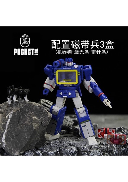 Stokta Dönüşüm Pockettoys Pt-03 Shockwave Pt-04 Soundwave Pt-01 Op Komutanı Küçük Ölçekli Robot Figürleri Oyuncak Hediye (Yurt Dışından)