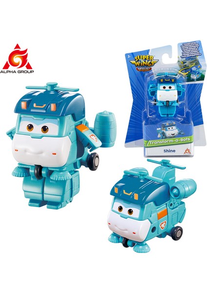 Süper Kanatlar Mini Yenı Jett 2 Inç 3 Adımda Uçakya Robot Dönüşümü Deformasyon Aksiyon Figürleri 2 Modu Dönüştürücü Çocuk Oyuncak (Yurt Dışından)