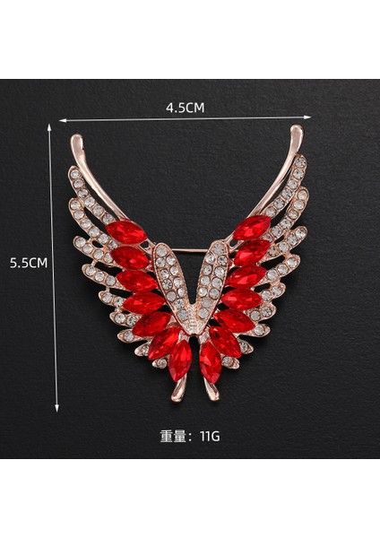 Yeni Moda Broş Zarif Işık Lüks Kişilik Dekoratif Broş Retro Moda Broş Sınıf Mücevher (Yurt Dışından)