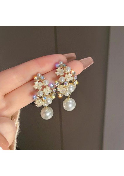 Broş Kıdemli Işık Duygusu Lüks Kadın Korsaj Kristal Inci Yüksek Dereceli Pimler Çift Kullanımlı Mücevher Sınıfı Aksesuarlar (Yurt Dışından)