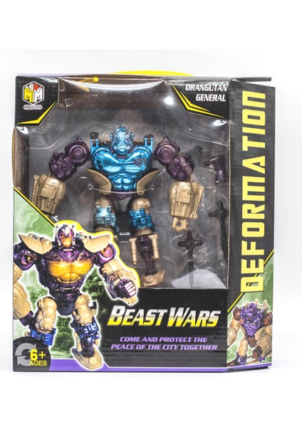 Canavar Makineleri Deformasyon Robot Hayvan Optimus Primals Dönüştürülmüş Canavar Savaşları Tigatron Blackarachnias Rhinox Aksiyon Figürü Oyuncak (Yurt Dışından)