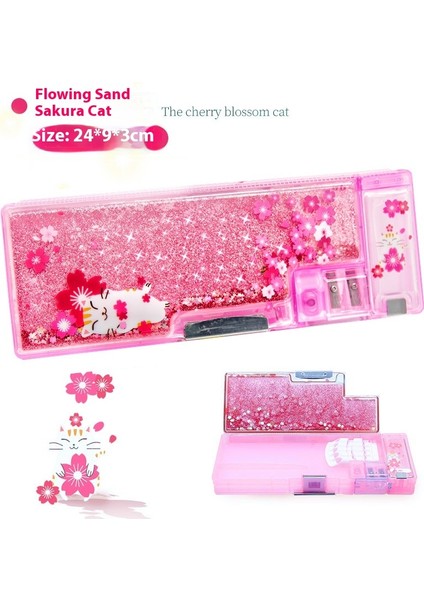 Quicksand Kırtasiye Çantası Ilköğretim Öğrencileri Için Çok Fonksiyonlu Kalem Kılıfı (Yurt Dışından)