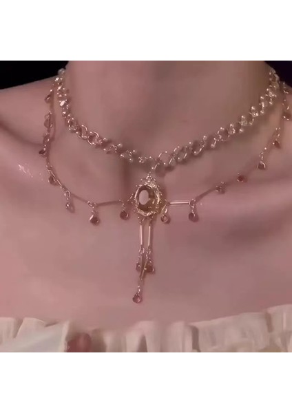 Yeni Bilezik Broş Küpe Gümüş Iğne Yağ Damlası Çiçekler Geometrik Küpe Fransız Retro Moda Mizaç Takı Broş Bilezik (Yurt Dışından)