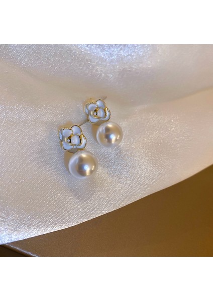 Hafif Lüks Inci Elmas Taklidi Bel Düğmesi Alaşımlı Malzeme ile Etek Köşe Düğüm Düğmesi Zarif Çok Yönlü Stil (Yurt Dışından)