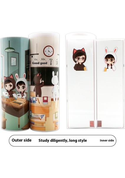 Ilkokul Öğrenci Kırtasiye Kutusu Kalem Kutusu Plastik Kalem Kutusu (Yurt Dışından)