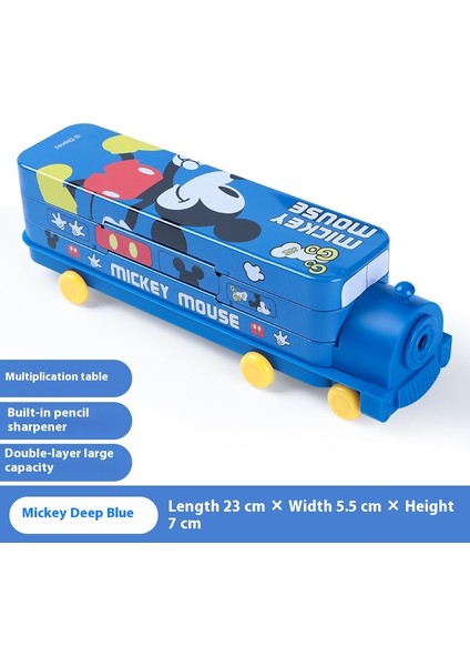 Trainwreck Kalem Kutusu Ilkokul Öğrencisi Çift Katlı Kırtasiye Çantası (Yurt Dışından)