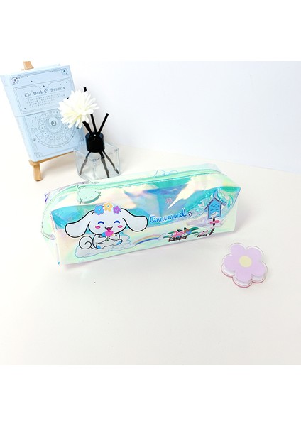 Lazer Karikatür Kalem Kutusu Tpu Tek Katmanlı Çok Elemanlı Öğrenciler Şeffaf Kırtasiye Kutusu (Yurt Dışından)