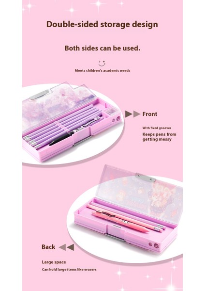 Kırtasiye Kutusu Ilkokul Öğrencileri Çift Taraflı Manyetik Kapaklı Kalem Kutusu (Yurt Dışından) fiyatları