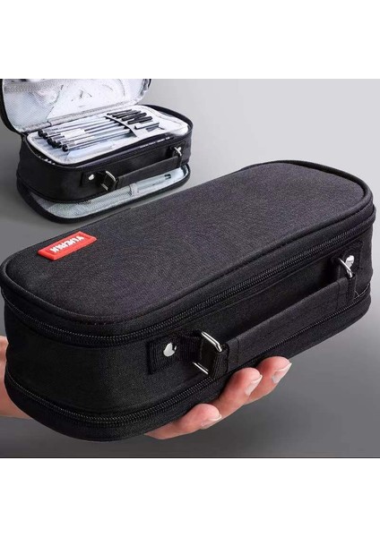 Büyük Kapasiteli Kalem Çantası Çok Katmanlı Ortaokul Öğrencileri Lise Öğrencileri Ilkokul Öğrencileri Kalem Çantası Kırtasiye Kutusu (Yurt Dışından)