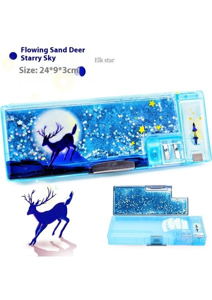 Quicksand Kırtasiye Çantası Ilköğretim Öğrencileri Için Çok Fonksiyonlu Kalem Kılıfı (Yurt Dışından)