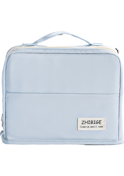 Ekstra Büyük Kapasiteli Kalem Kutusu Kırtasiye Kutusu Çok Fonksiyonlu Saklama Çantası (Yurt Dışından)