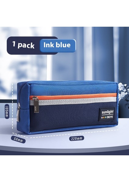 Büyük Kapasiteli Çok Katmanlı Kalem Çantası Kırtasiye Çantası Kalem Kutusu (Yurt Dışından)