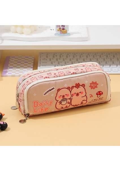 Kalem Kutusu Büyük Kapasiteli Ilkokul Öğrencileri Kalem Kutusu Evrensel Kırtasiye Kutusu Kalem Çantası (Yurt Dışından)