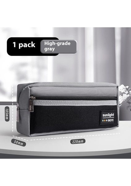 Büyük Kapasiteli Çok Katmanlı Kalem Çantası Kırtasiye Çantası Kalem Kutusu (Yurt Dışından)