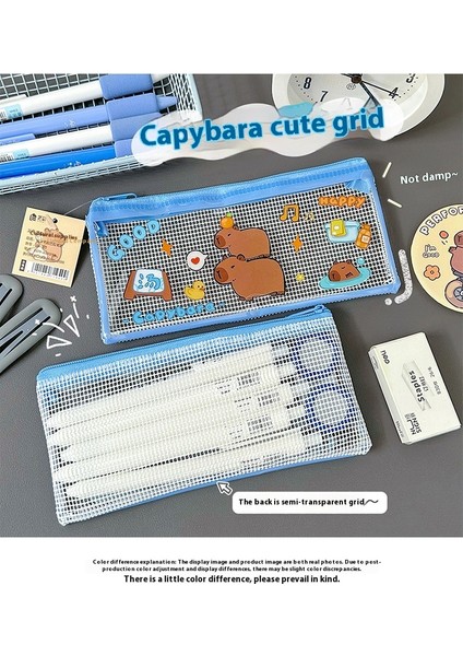 Şeffaf Kırtasiye Çantası Öğrenci Kalem Çantası Çok Fonksiyonlu Saklama Çantası Kalem Kutusu (Yurt Dışından) fiyatları