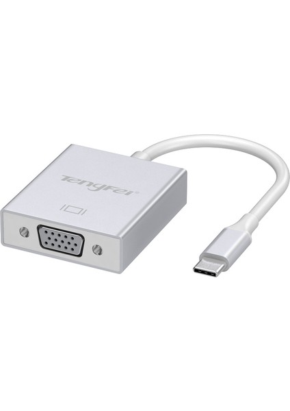 Usbc VGA Adaptörü USB 3.1 Tip C Erkek Kadın VGA Dönüştürücü Kablo 1080 P Fhd MacBook 12 Inç Chromebook Piksel Lumia 950XL (Yurt Dışından)