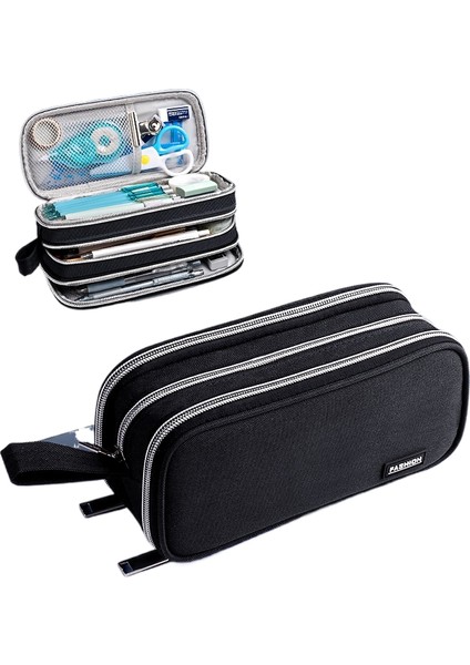 Çok Fonksiyonlu Kırtasiye Kutusu Büyük Kapasiteli Kalem Kutusu (Yurt Dışından)