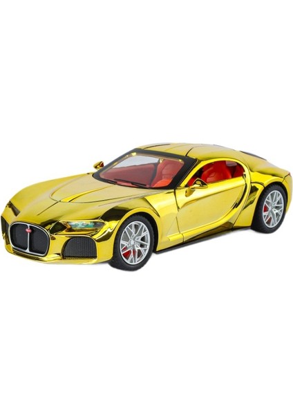 C2477 Kutulu Atlantik Kaplama Yarış 1/24 Çocuk Ses ve Işık Alaşımlı Araba Modeli (Yurt Dışından)