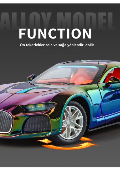 C2477 Kutulu Atlantik Kaplama Yarış 1/24 Çocuk Ses ve Işık Alaşımlı Araba Modeli (Yurt Dışından) fırsatları