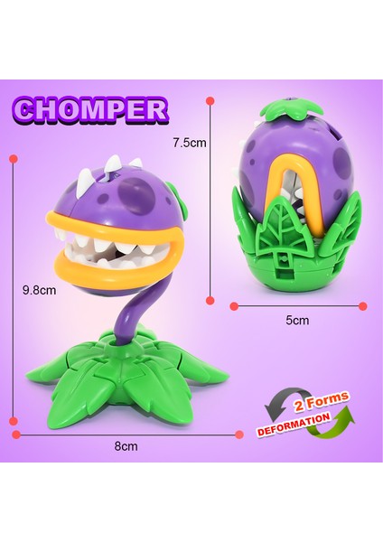 Yumurta Şekli Dönüşüm Montaj Deformasyon Oyuncaklar Boys Bebek Pvz Bitki Vs. Zombi Avcı Pvc Eylem Şekilli Kalıp Çocuk Hediye (Yurt Dışından)