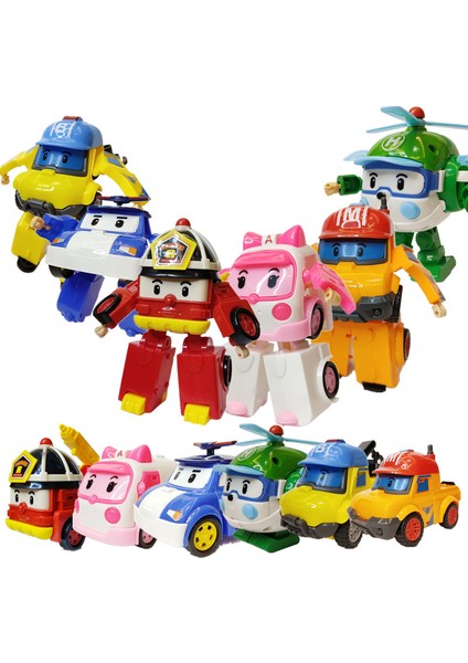Kore Polis Robocar Robot Deformasyon Dönüşüm Amber Roy Haley Anime Aksiyon Figürü Karikatür Çocuk Oyuncak Çocuklar Için (Yurt Dışından) fiyatları