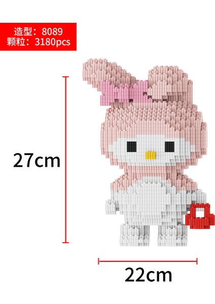 6-12 Yaş Tandem Küçük Parçacıklar Yapı Taşı Oyuncaklar Çocuk Eğitici Puzzle Yapboz Süsler (Yurt Dışından)