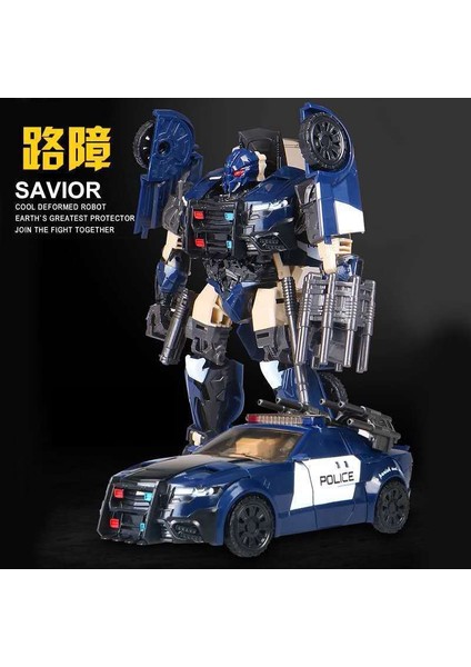 Seçim Taıbaı YS05 Dönüşüm Oyuncak Polis Arabası Araba Robot Barikat Çocuk Erkek Çocuk Oyuncakları Modeli Yüksekliği 18 cm (Yurt Dışından) fiyatları