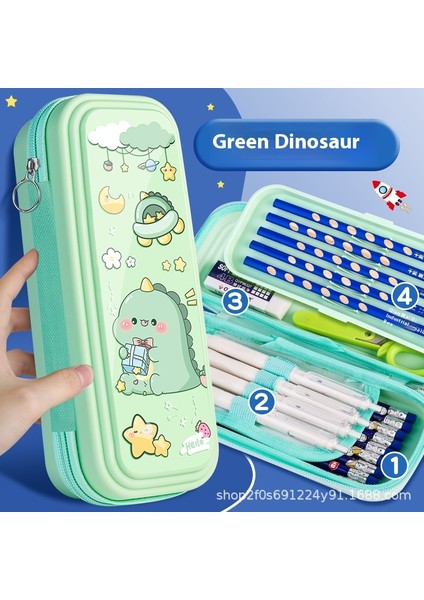 Kırtasiye Kutusu Büyük Kapasiteli Öğrenci Çocuk Kalem Kutusu (Yurt Dışından)