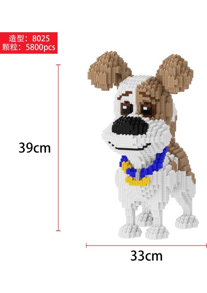 6-12 Yaş Tandem Küçük Parçacıklar Yapı Taşı Oyuncaklar Çocuk Eğitici Puzzle Yapboz Süsler (Yurt Dışından)