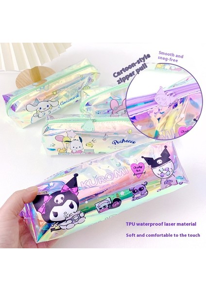 Lazer Karikatür Kalem Kutusu Tpu Tek Katmanlı Çok Elemanlı Öğrenciler Şeffaf Kırtasiye Kutusu (Yurt Dışından) fiyatları