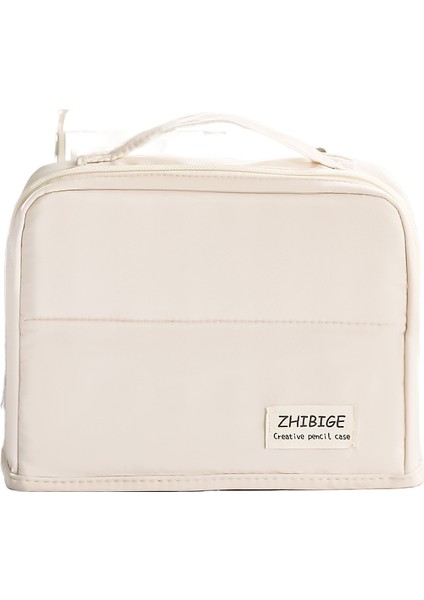 Ekstra Büyük Kapasiteli Kalem Kutusu Kırtasiye Kutusu Çok Fonksiyonlu Saklama Çantası (Yurt Dışından)