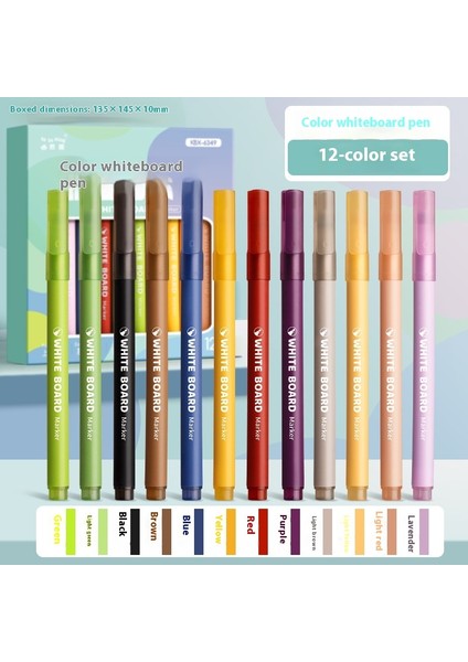 Renkli Beyaz Tahta Kalemleriyıkanabilir ve Kolay Silinebilirrenkli Kalemler (Yurt Dışından)