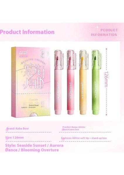 Renkli Floresan Kalem Markör (Yurt Dışından) modelleri