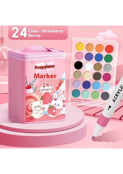 Akrilik Marker Çocuk El Boyama Dıy Sanat Özel Suluboya Kalemleri (Yurt Dışından)