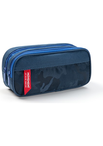 Büyük Kapasiteli Ilk ve Ortaokul Öğrencileri Çift Katmanlı Çok Fonksiyonlu Kırtasiye Çantası Kalem Çantası Kalem Kutusu (Yurt Dışından)